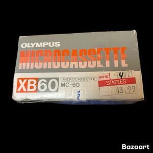 Lot Of 10 Olympus XB 60 Micro Cassette Tapes New Sealed Open Box Vintage